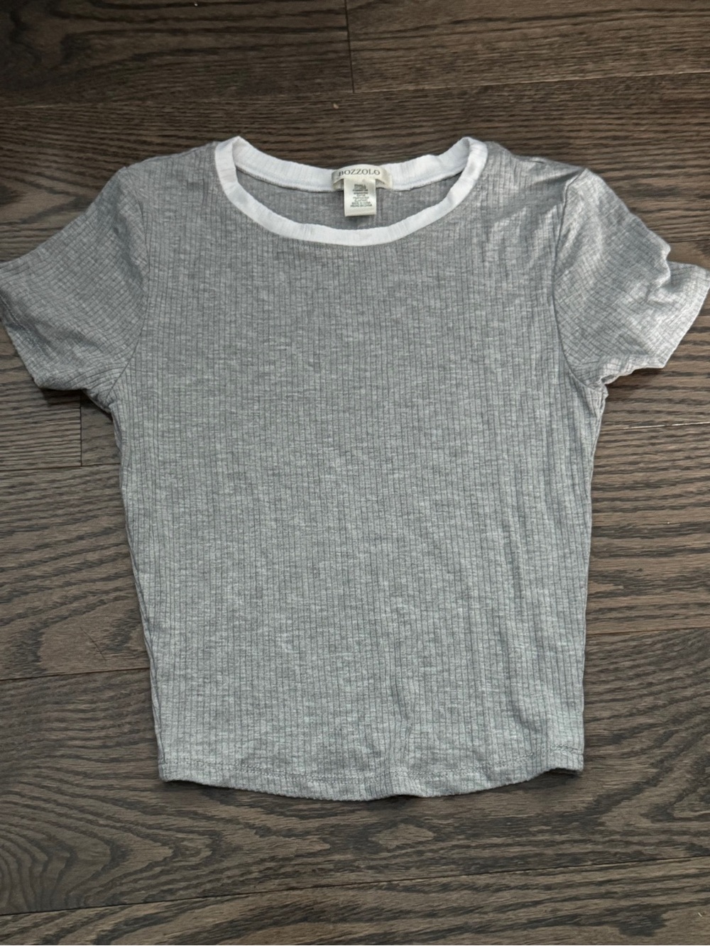 Grey Bozzolo crop top BRAND NEW Size SMALL #croptop #fashion